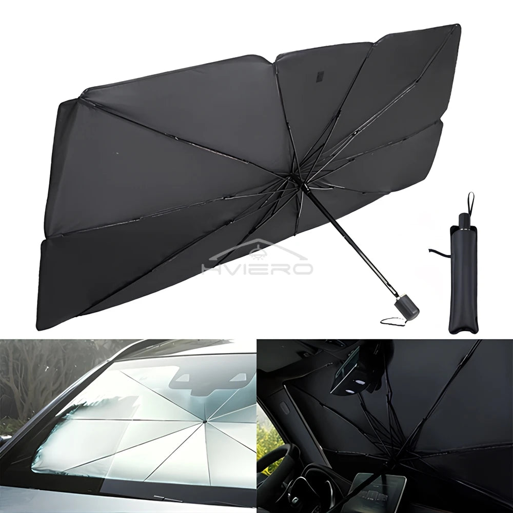 Foldable Car Windshield Sunshade Umbrella – UV Protection Front Windshield Cover