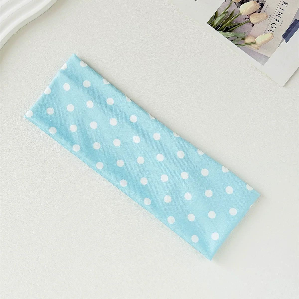 Y2K Retro Polka Dot Stretch Headband