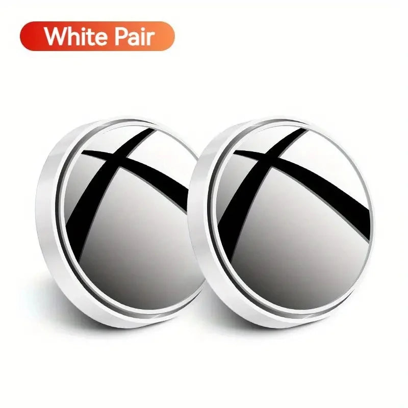 2-Pack 360° Adjustable Wide-Angle Blind Spot Mirrors