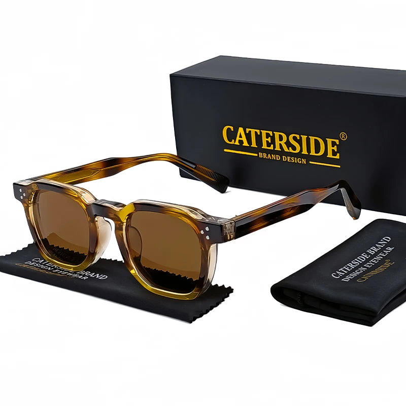 CATERSIDE Small Square UV400 Sunglasses – Fashion Eyewear for Women & Men
