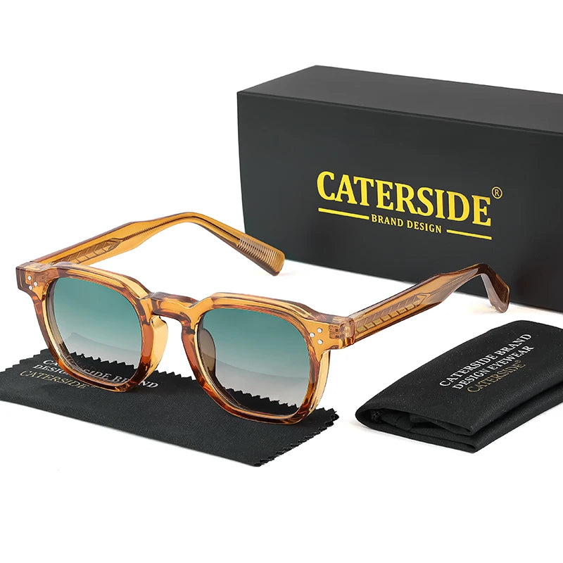 CATERSIDE Small Square UV400 Sunglasses – Fashion Eyewear for Women & Men