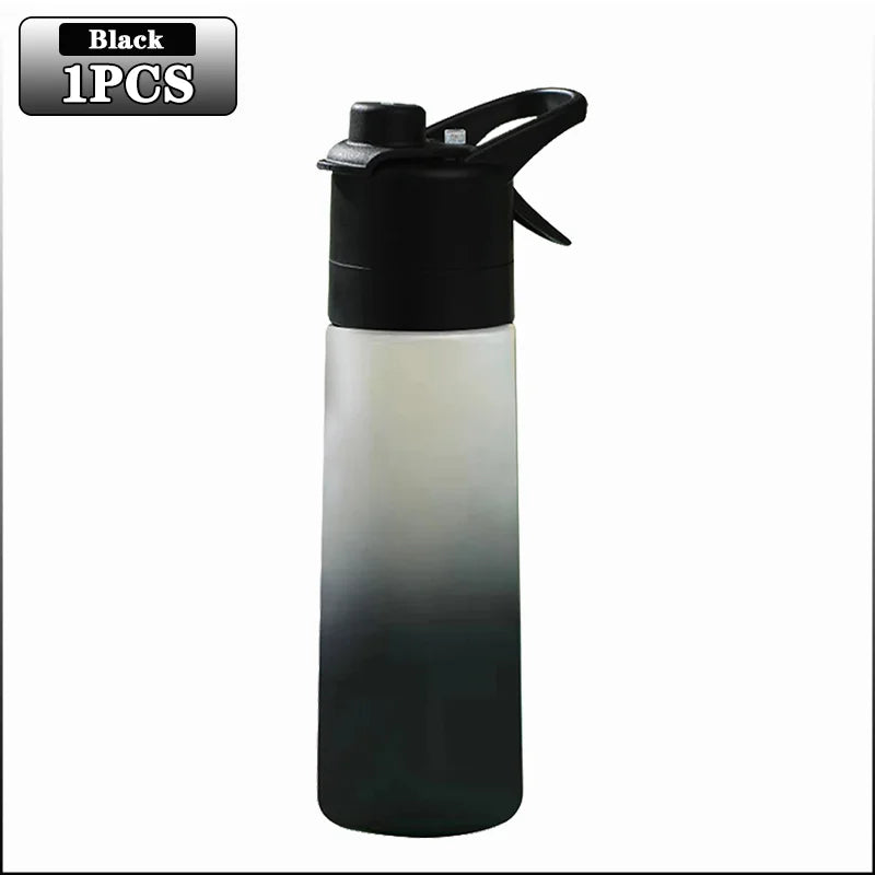 2-in-1 Spray Mist Water Bottle – 650ml Hydration Bottle
