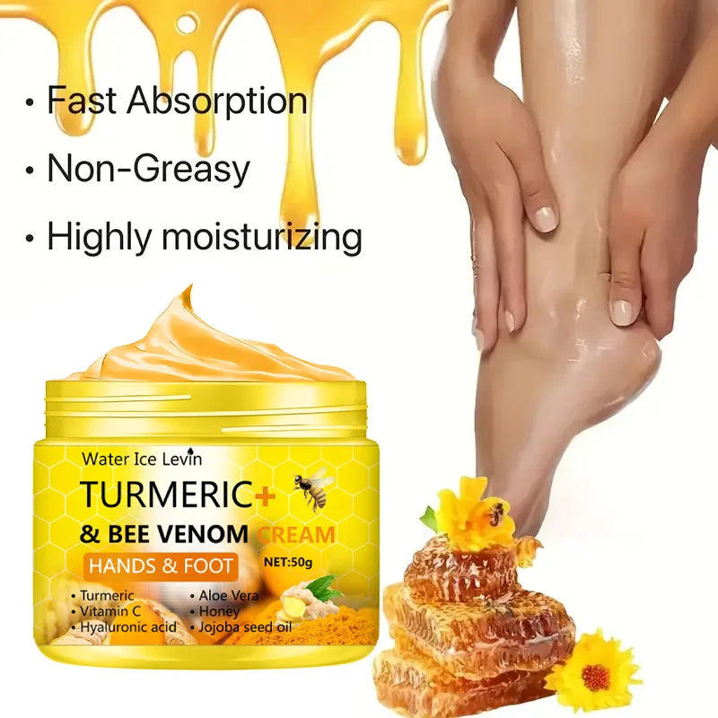 Turmeric & Honey Hand & Foot Repair Cream – Moisturizing Skin Care
