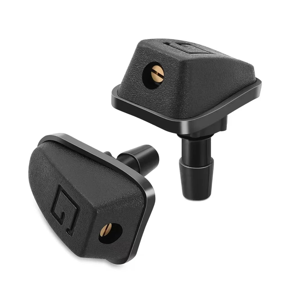 Universal Windshield Washer Nozzle Jets – 2-Piece Adjustable Car Wiper Sprayer Set