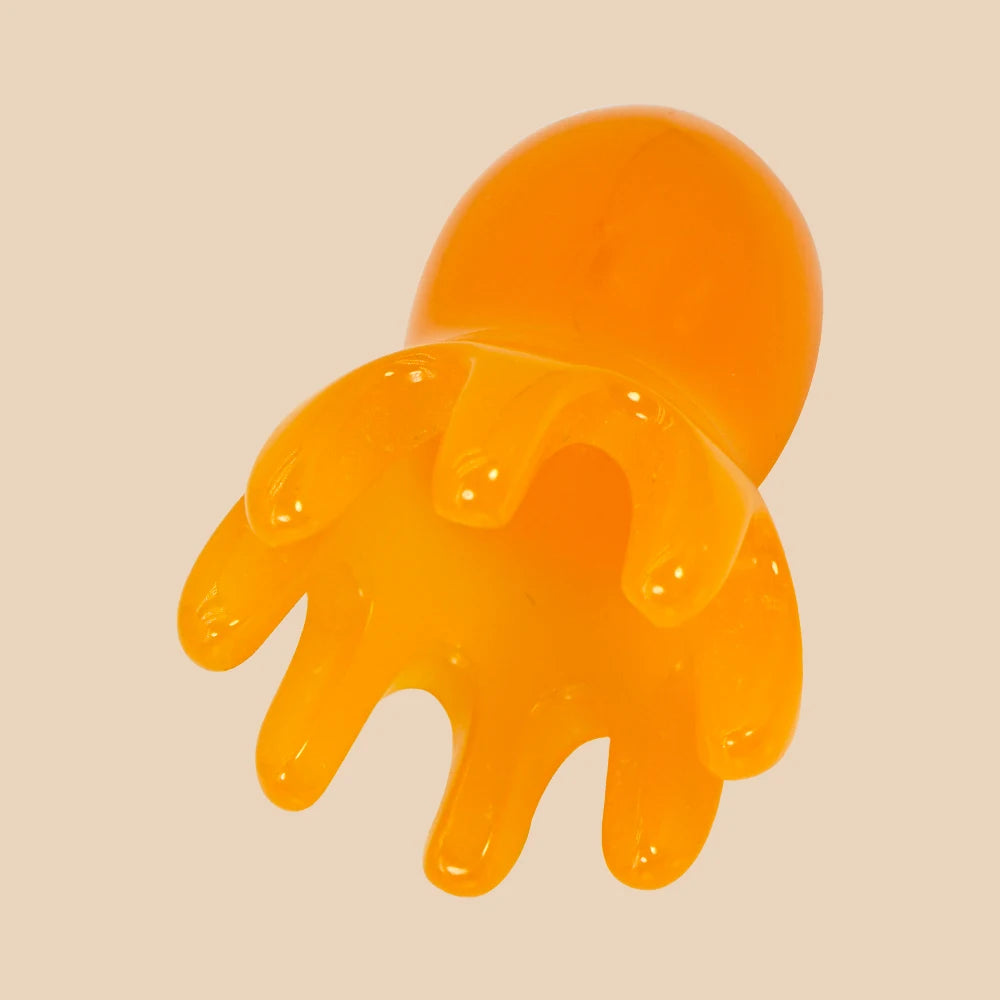 Cute Octopus Scalp Massage Comb – Portable Resin Hair & Scalp Massager