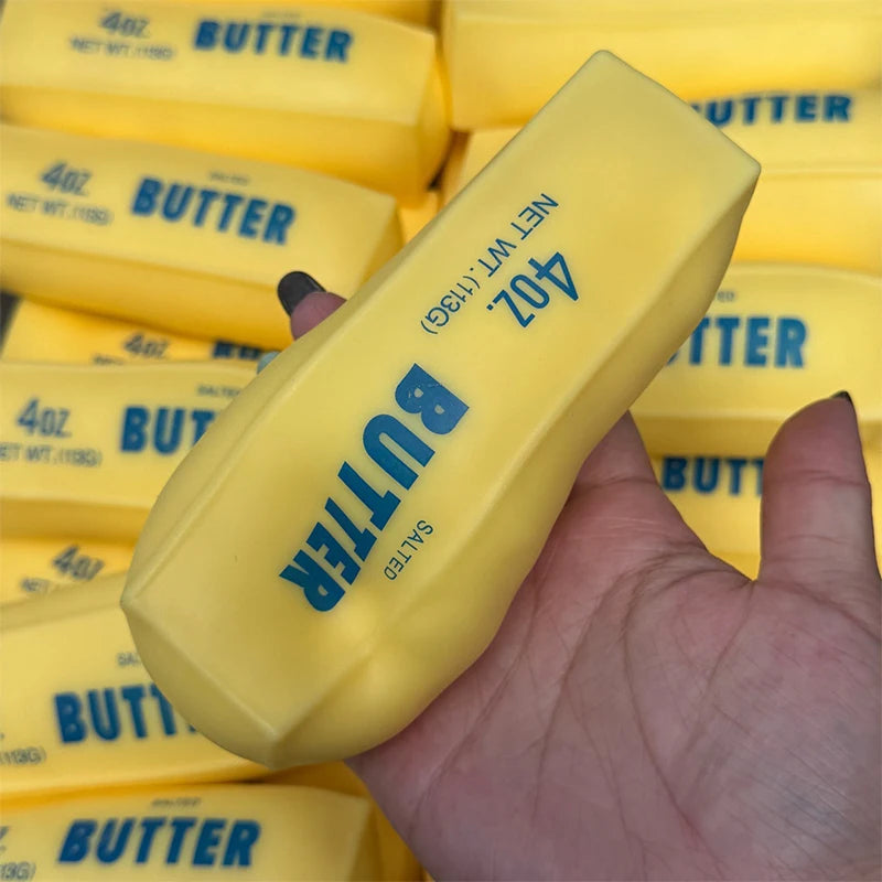 Butter Stick Squishy Stress Ball – Soft Squeeze Fidget Sensory Toy