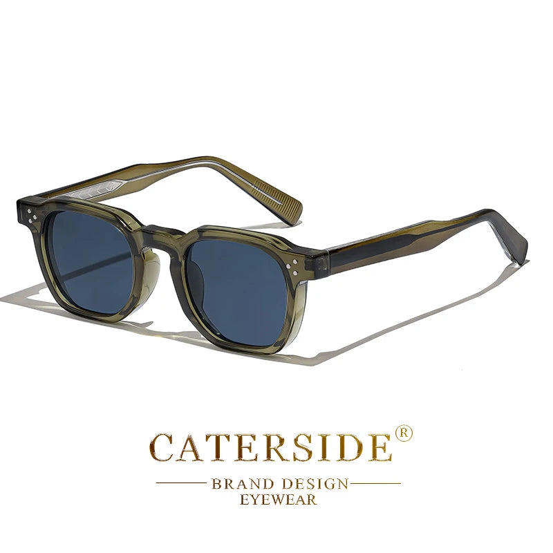 CATERSIDE Small Square UV400 Sunglasses – Fashion Eyewear for Women & Men