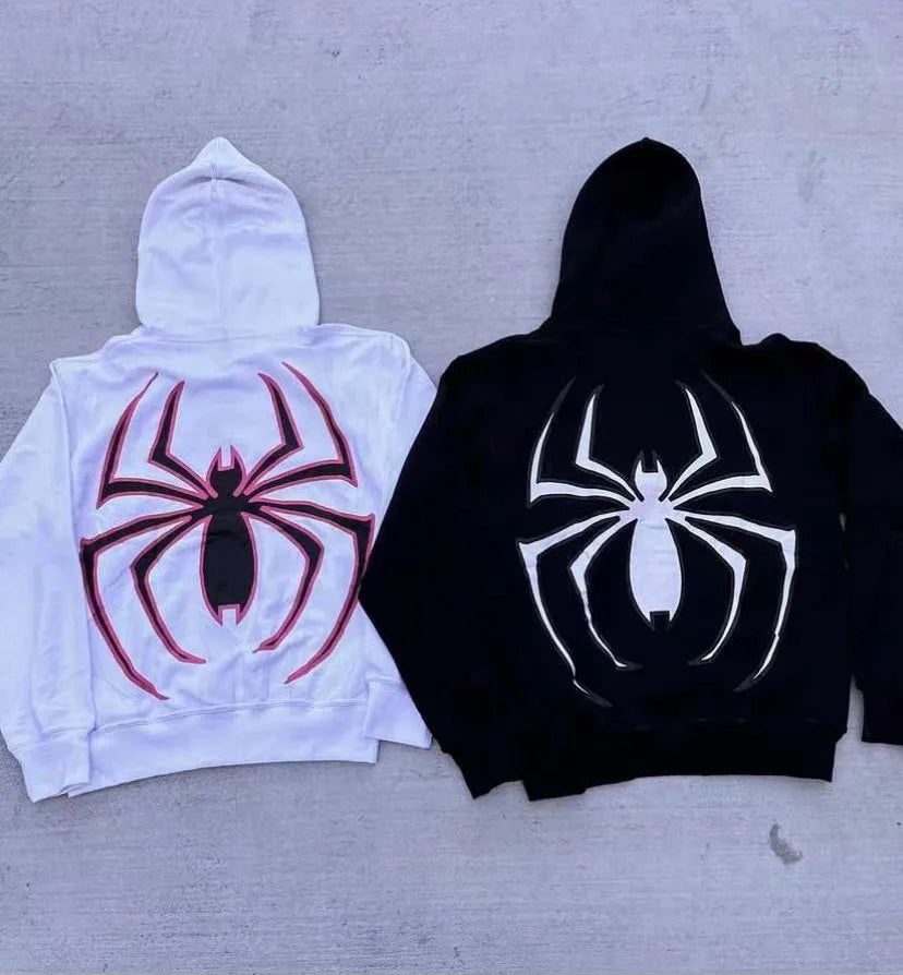 Y2K Graphic Full-Zip Oversized Hoodie