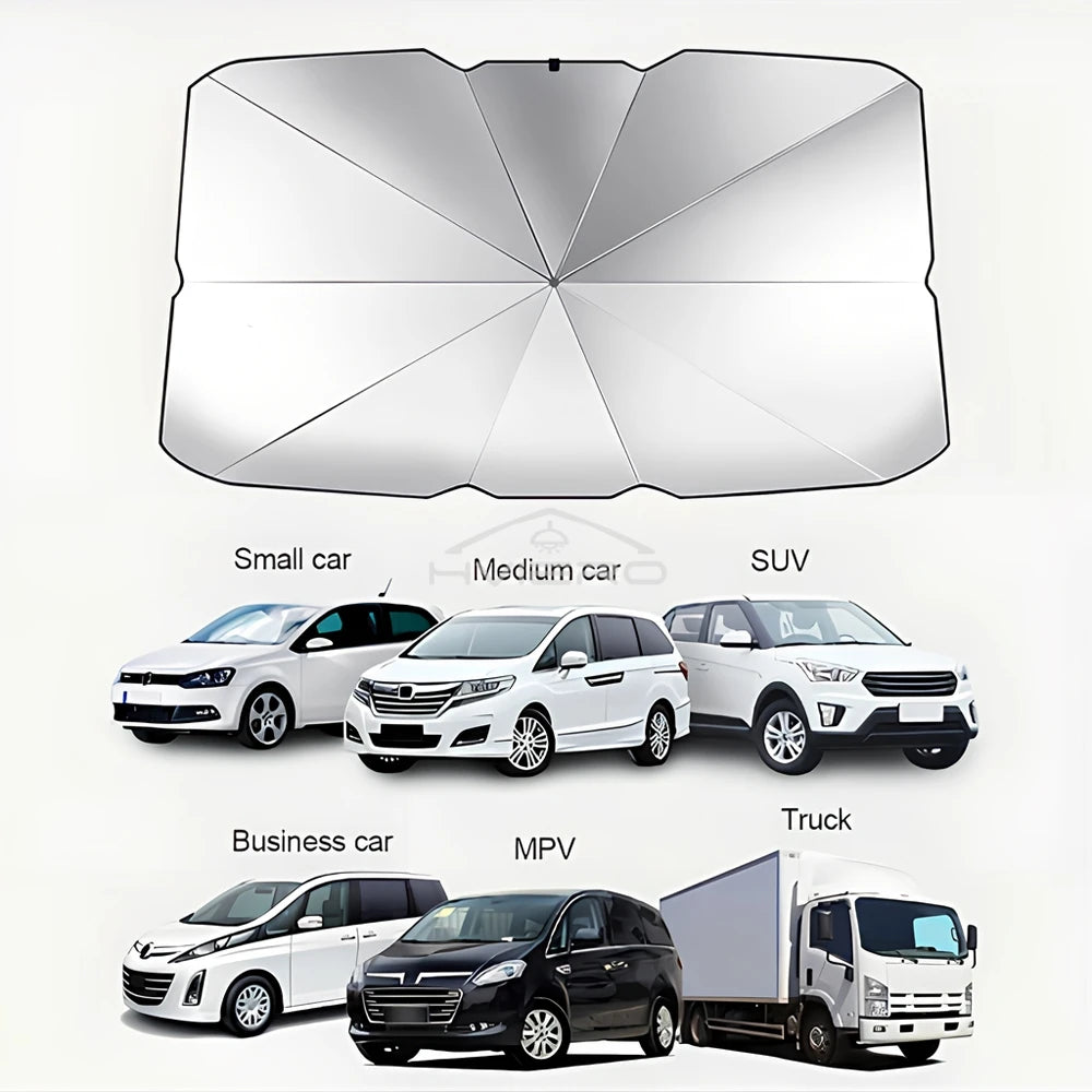 Foldable Car Windshield Sunshade Umbrella – UV Protection Front Windshield Cover