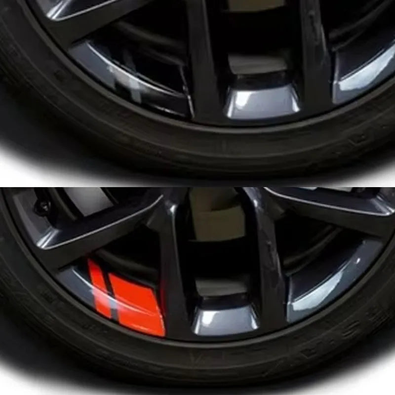 Car Wheel Reflective Stickers – Waterproof Rim Decals for Enhanced Night Visibility & Stylish Wheel Accents
