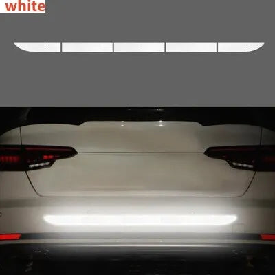 Reflective Car Safety Warning Tape – High-Visibility Trunk & Vehicle Decal for Nighttime Visibility