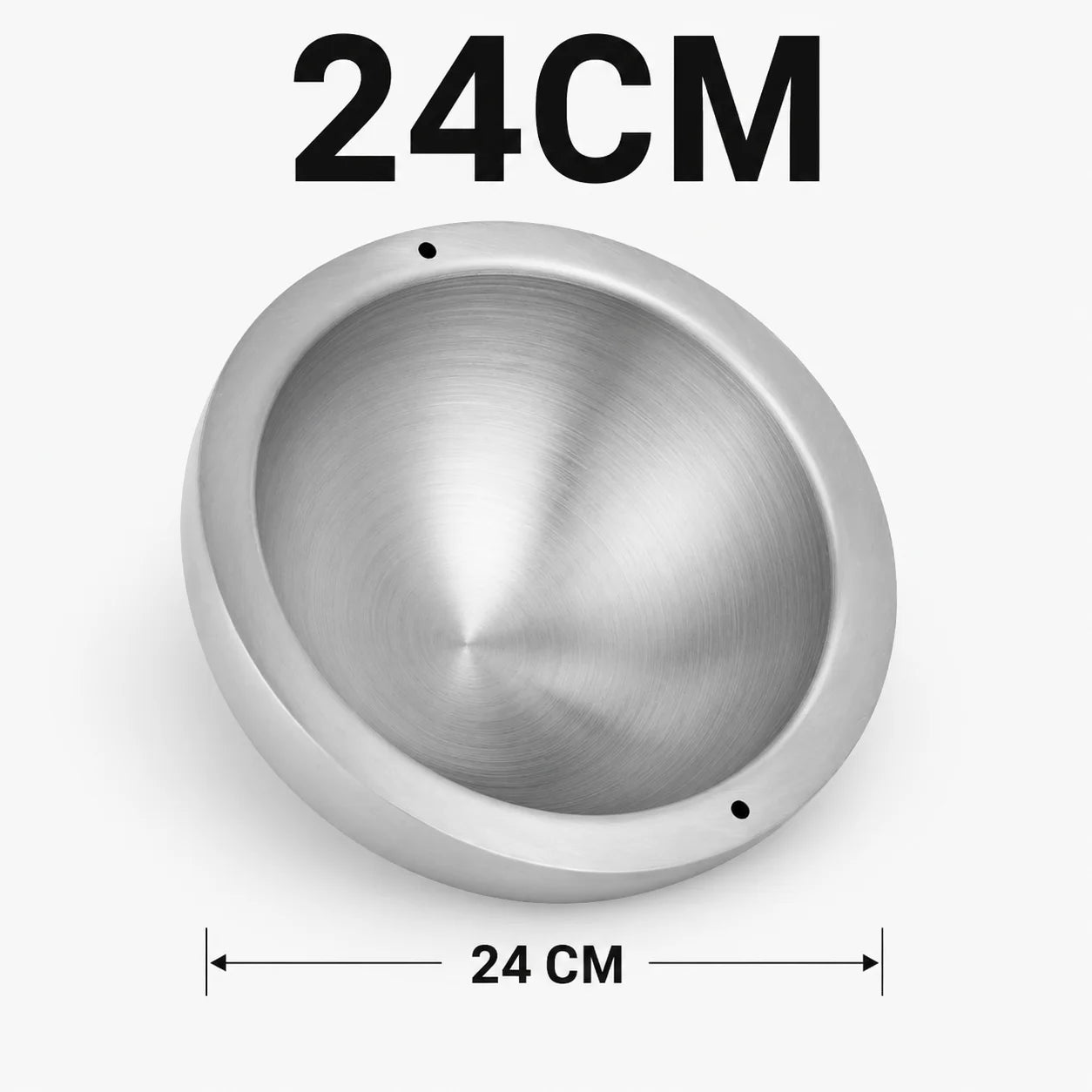 Stainless Steel Double-Walled Insulated Salad &amp; Serving Bowl