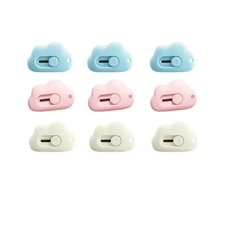 Cute Rabbit Cloud Color Mini Portable Practical Knife Paper Cutting Machine Paper Cutting Machine Razor Blade Office Stationery