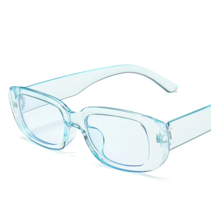 Retro Rectangle UV400 Sunglasses – Vintage Fashion Eyewear for Women & Men
