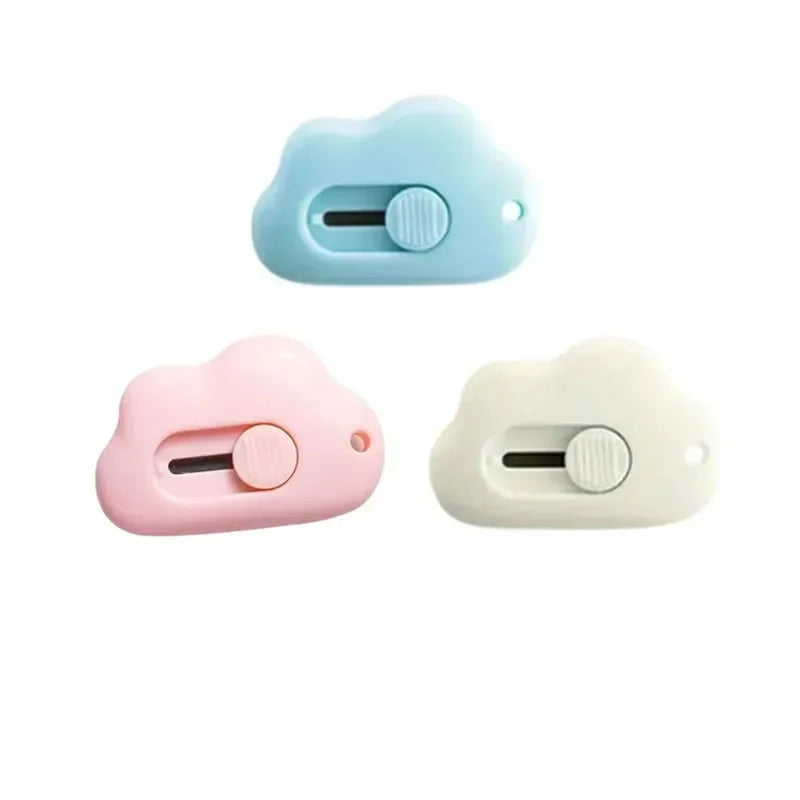 Cute Rabbit Cloud Color Mini Portable Practical Knife Paper Cutting Machine Paper Cutting Machine Razor Blade Office Stationery