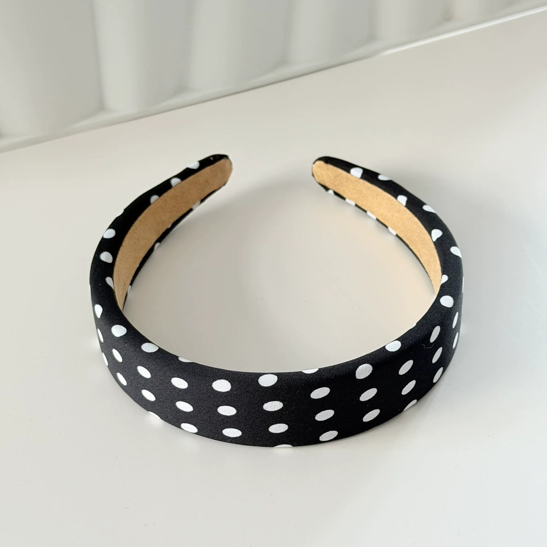 Y2K Retro Polka Dot Stretch Headband