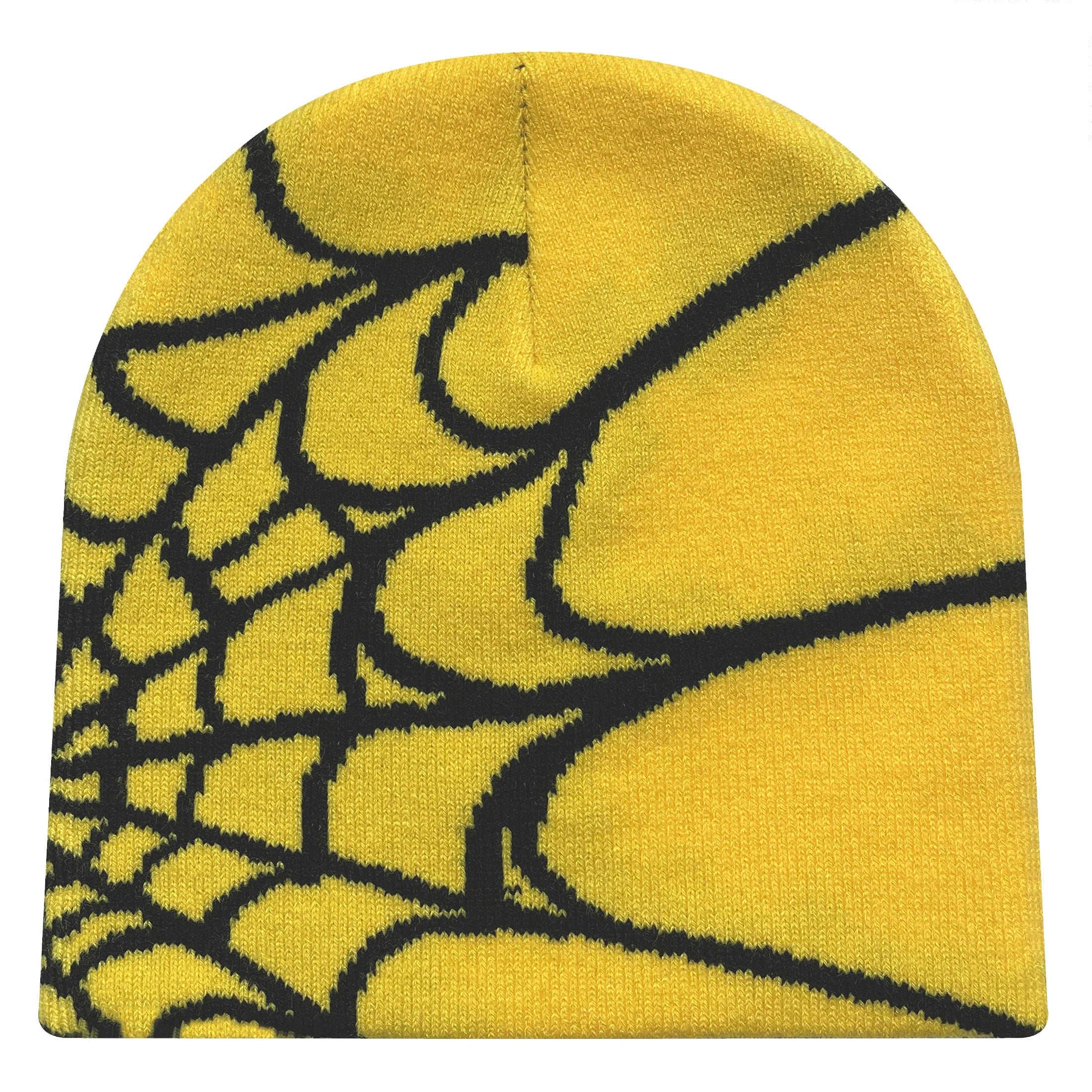 Y2K Spider Web Knit Beanie – Unisex Warm Winter Skull Cap