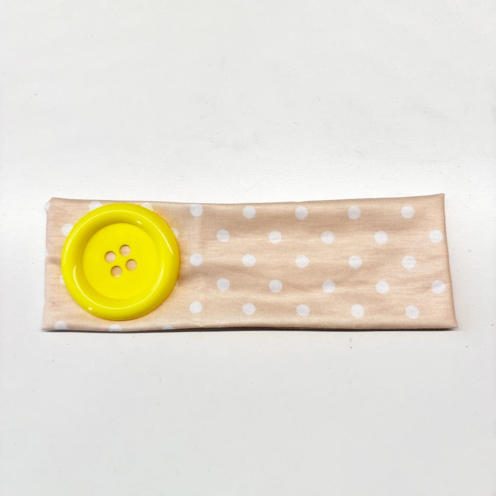 Y2K Retro Polka Dot Stretch Headband