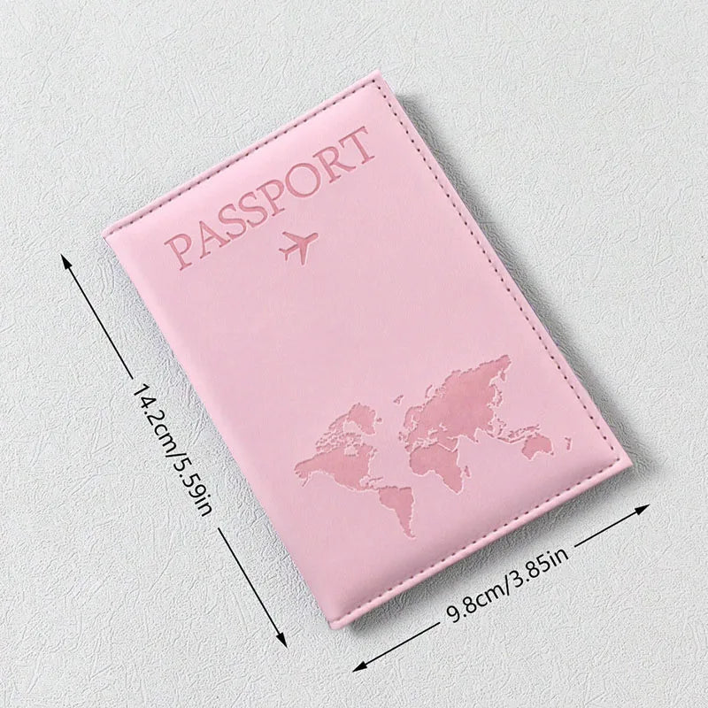 PU Leather Passport Holder – Travel Passport Cover with Card Slots