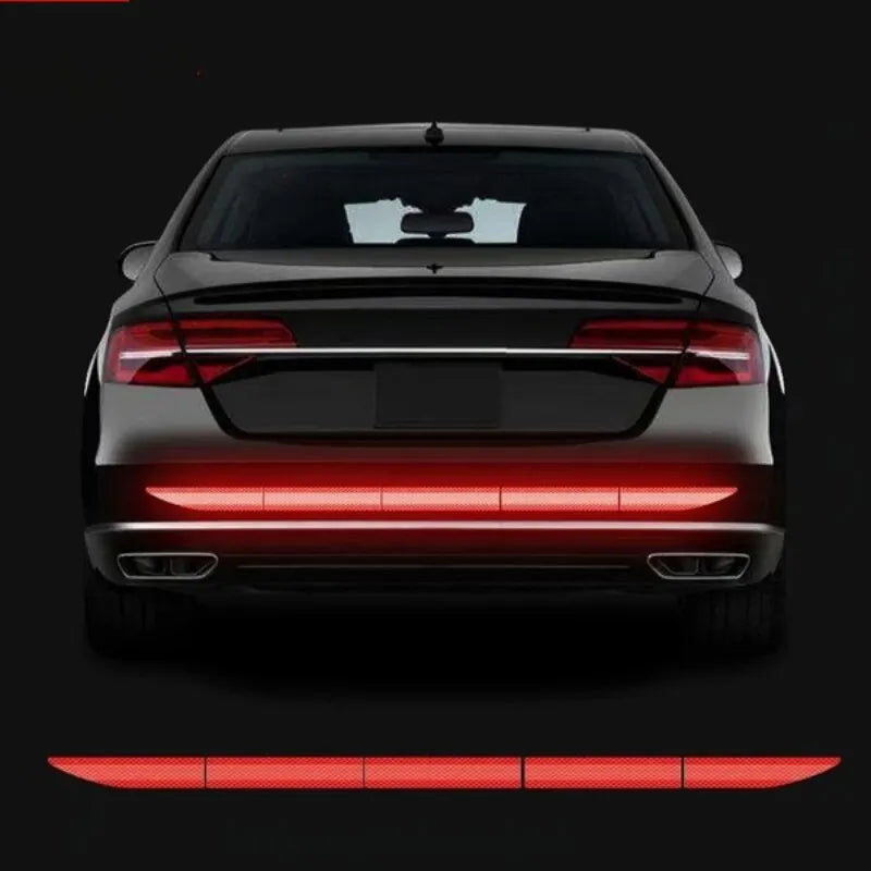 Reflective Car Safety Warning Tape – High-Visibility Trunk & Vehicle Decal for Nighttime Visibility