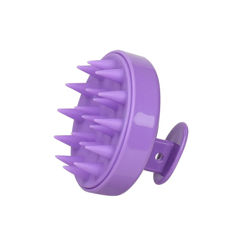 Silicone Shampoo Scalp Massage Brush – Hair & Body Exfoliating Scrubber