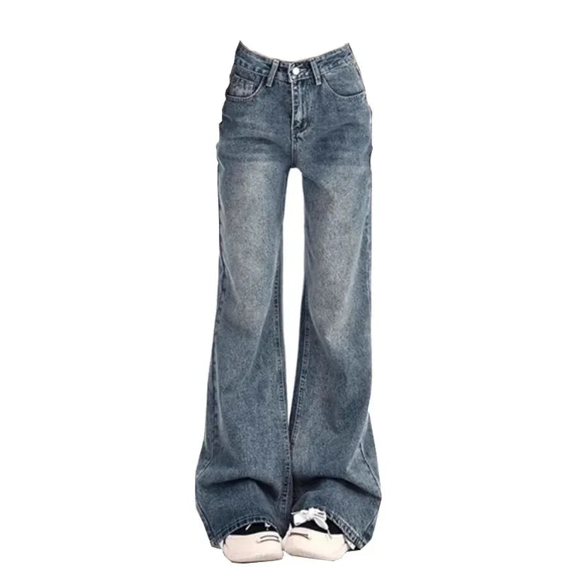 Women's High-Waisted Flare Jeans – Stretch Bell Bottom Denim Pants