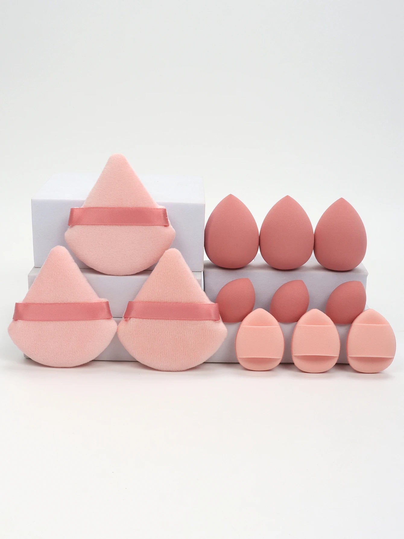 12-Piece Makeup Sponge & Powder Puff Set – Beauty Blending Tools