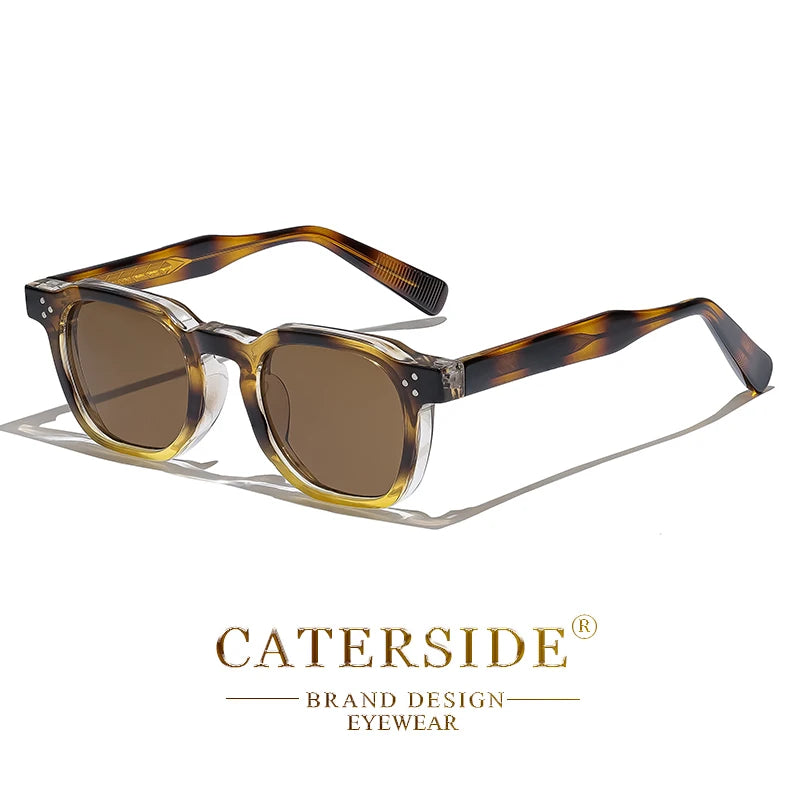 CATERSIDE Small Square UV400 Sunglasses – Fashion Eyewear for Women & Men