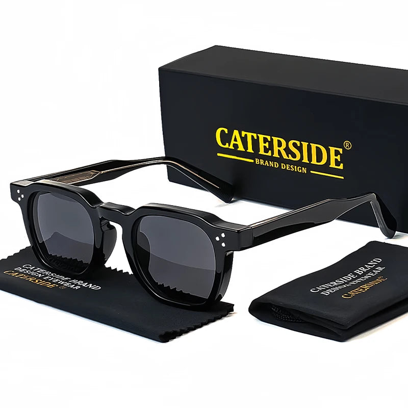 CATERSIDE Small Square UV400 Sunglasses – Fashion Eyewear for Women & Men
