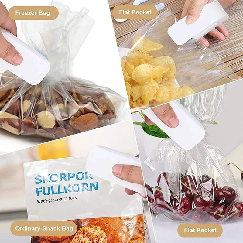 AURELLE Mini Portable Heat Bag Sealer – Handheld Food Storage Sealer