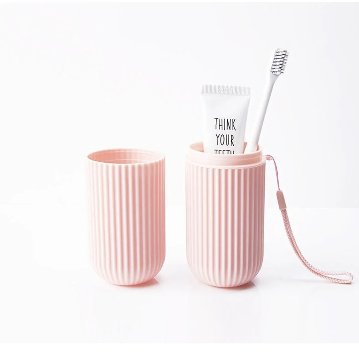 Portable Travel Toothbrush & Toothpaste Holder Case – Protective Dental Storage Organizer