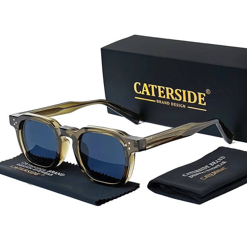 CATERSIDE Small Square UV400 Sunglasses – Fashion Eyewear for Women & Men