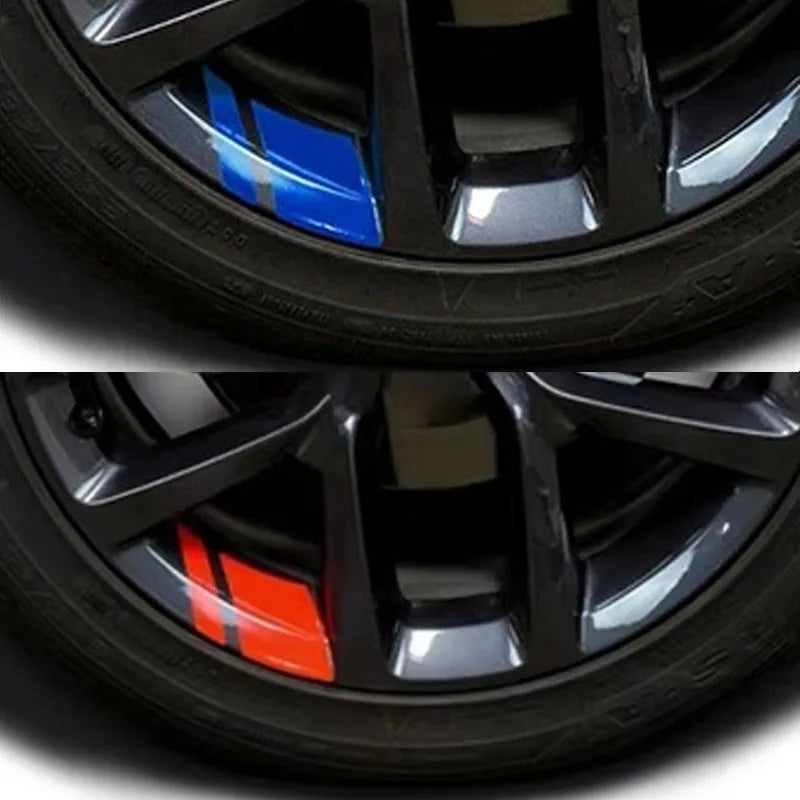 Car Wheel Reflective Stickers – Waterproof Rim Decals for Enhanced Night Visibility & Stylish Wheel Accents