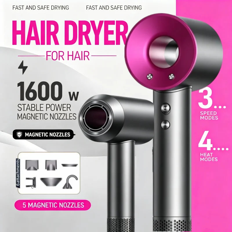 MIVM Leafless Constant Temperature Hair Dryer (5-in-1 Styling Kit)