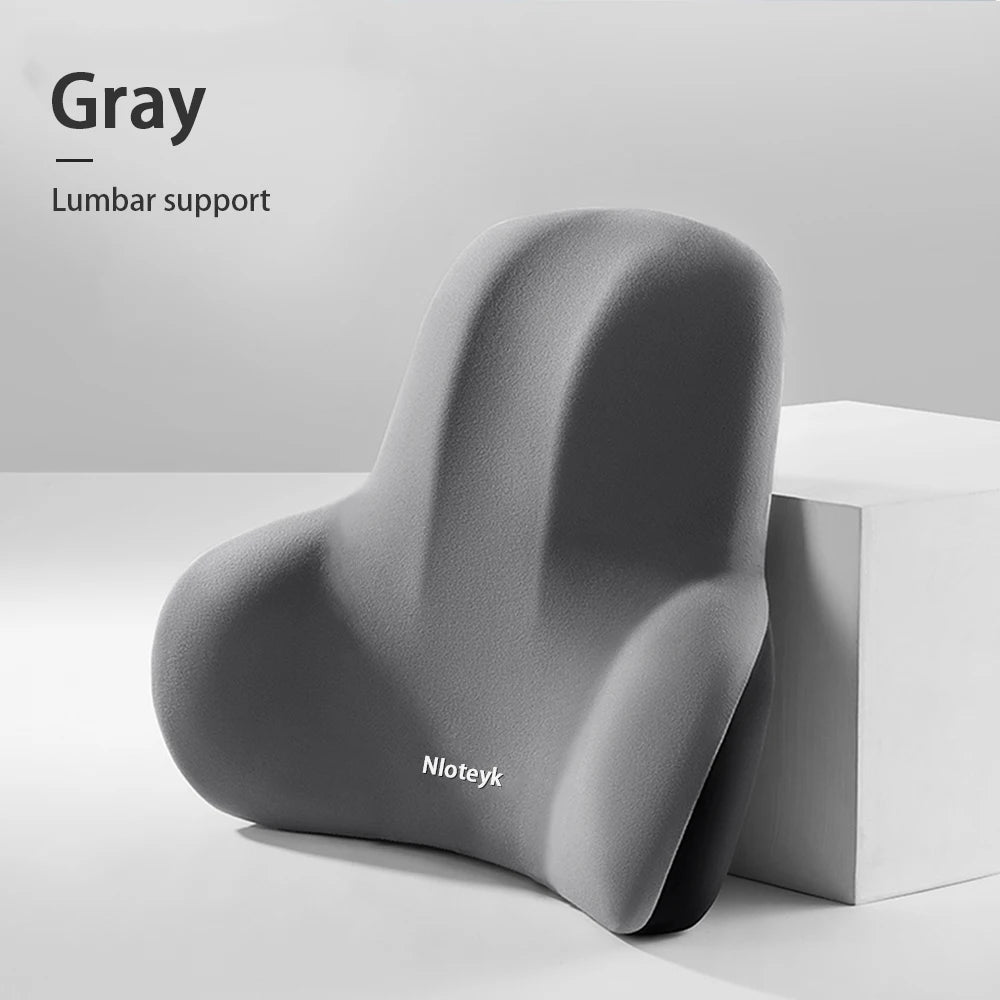 Memory Foam Car Neck Pillow – Ergonomic Headrest & Neck Support Cushion