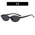 Retro Oval Cat Eye Sunglasses – UV400 Fashion Sunglasses for Women