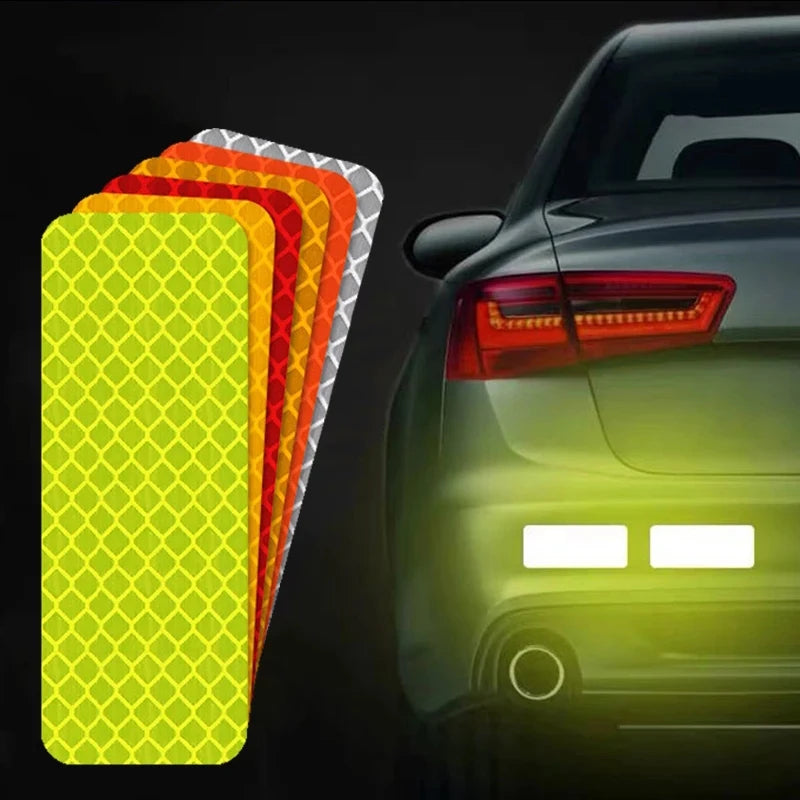 10PCS Car Bumper Reflective Safety Strips