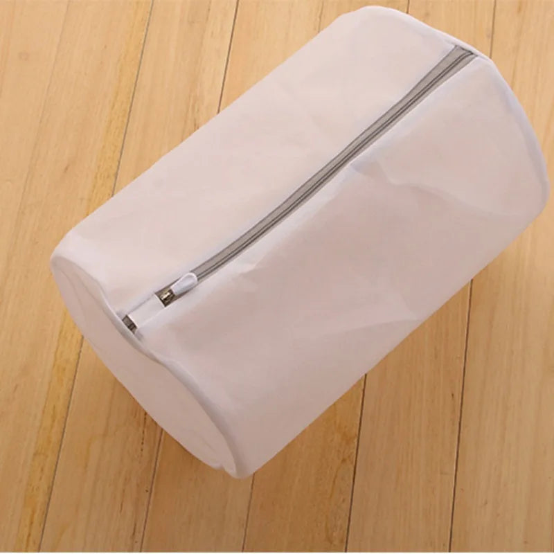 Mesh Shoe Washing Bag with Zipper – Reusable Laundry Bag for Shoes & Delicates