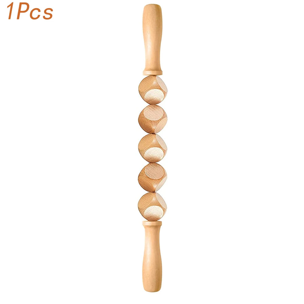 Wooden Gua Sha Body Massager – Beech Wood Maderotherapy Massage Tool