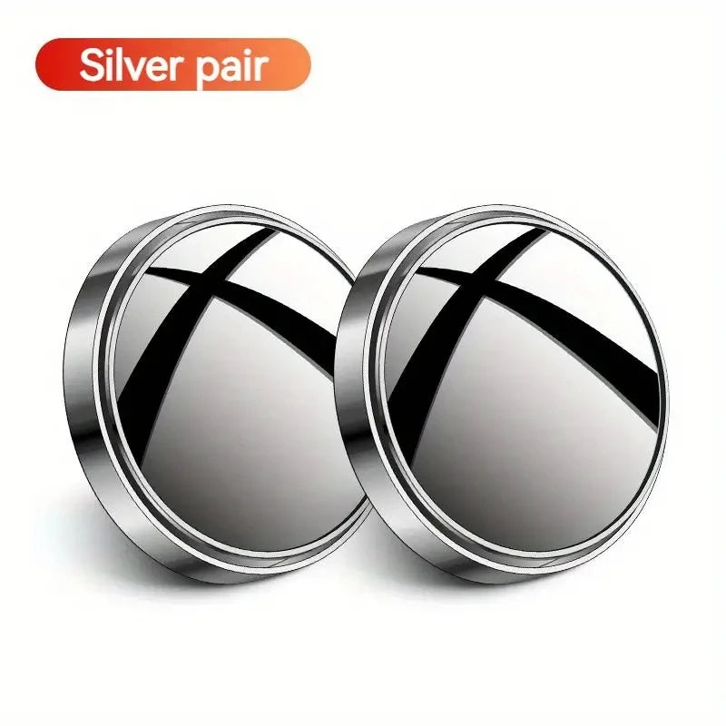 2-Pack 360° Adjustable Wide-Angle Blind Spot Mirrors