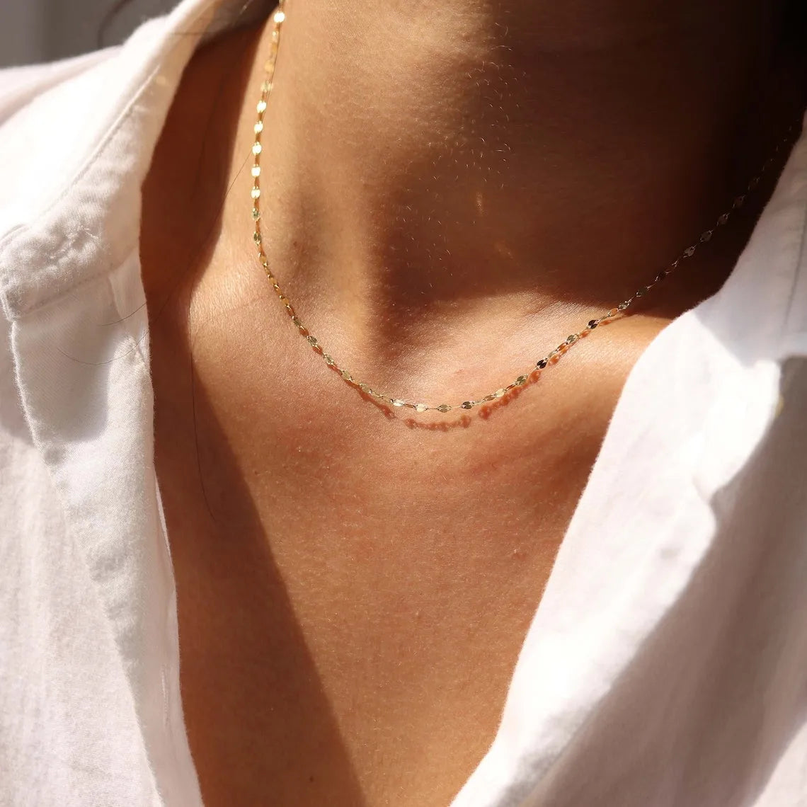 5-Piece 18K Gold PVD Stainless Steel Chain Necklace Set