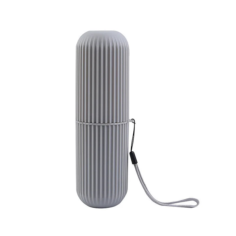 Portable Travel Toothbrush & Toothpaste Holder Case – Protective Dental Storage Organizer