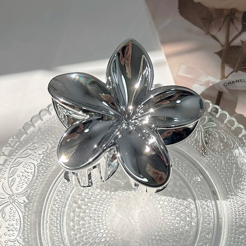 AURELLE Bohemia Flower Hair Claw Clip – Large Women's Fashion Hair Accessory