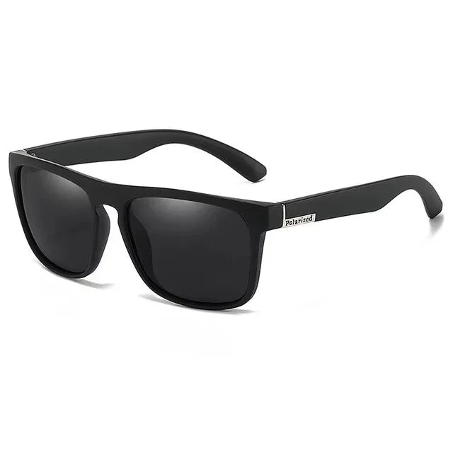 Classic Polarized Square Sunglasses – UV400 Lightweight Sports Eyewear for Driving, Fishing & Cycling