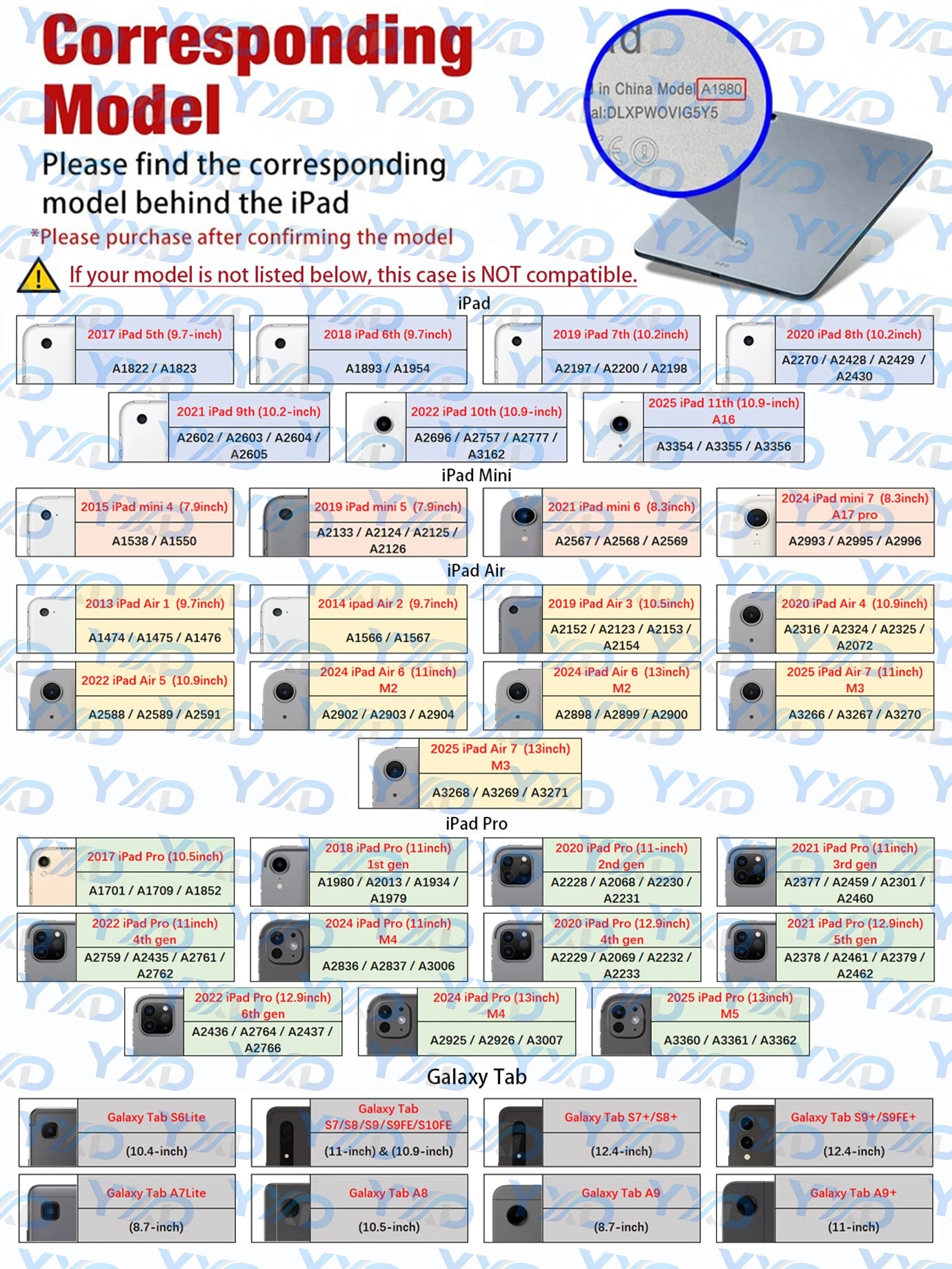 Minimalist Flip Tablet Case – Protective TPU Cover for iPad & Samsung Galaxy Tab