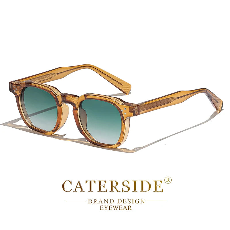 CATERSIDE Small Square UV400 Sunglasses – Fashion Eyewear for Women & Men