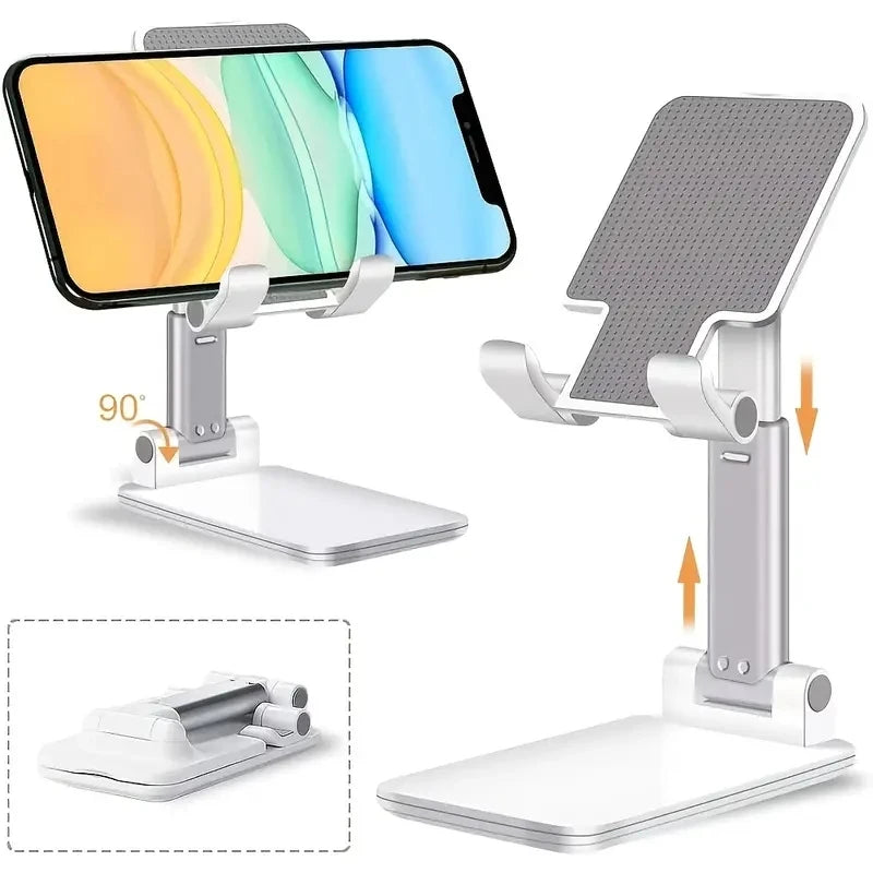 Adjustable Desk Phone & Tablet Stand – Universal Desktop Holder
