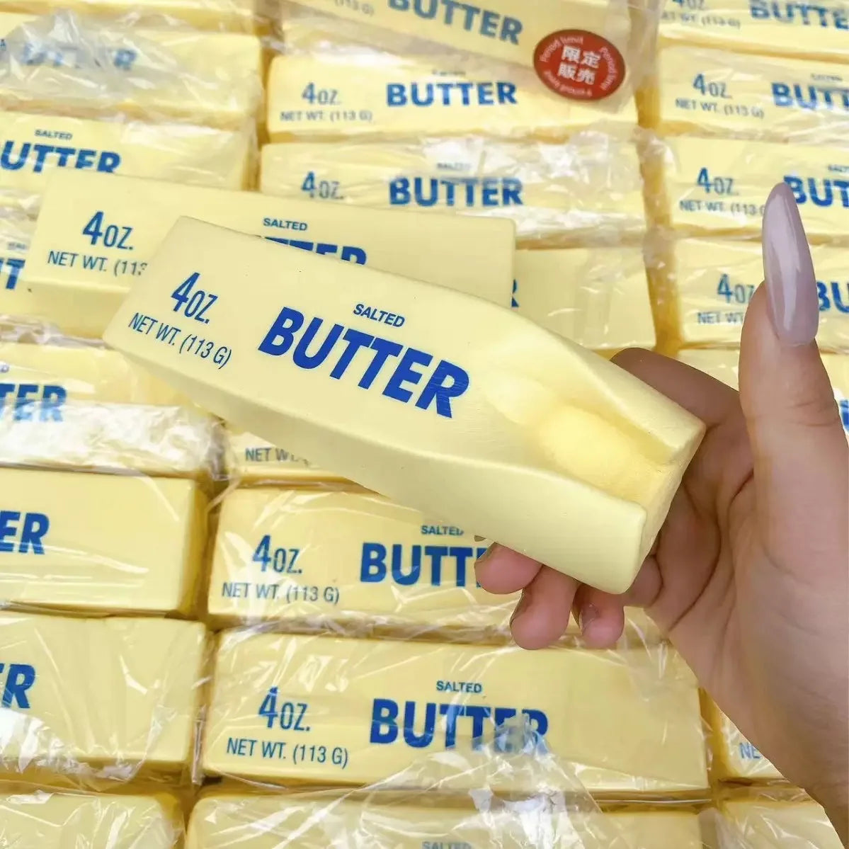 Giant Butter Stick Squishy – Slow Rising Stress Relief To