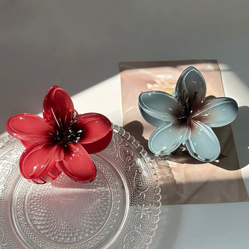 AURELLE Bohemia Flower Hair Claw Clip – Large Women's Fashion Hair Accessory