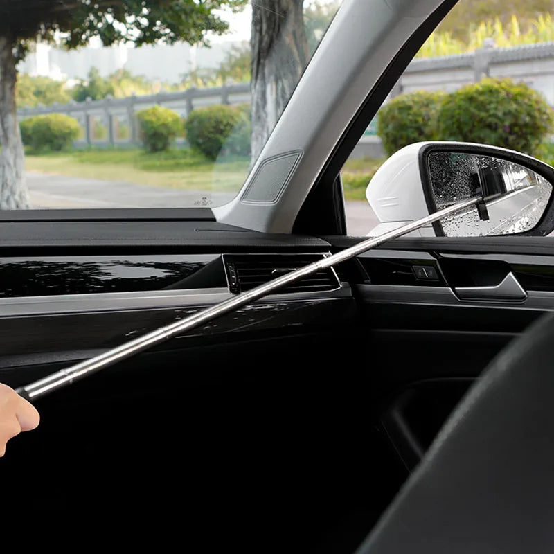 Car Rearview Mirror Cleaning Wiper – Telescopic Auto Glass & Window Scraper